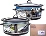 Rival Crock Pot Ryan Newman #12 Nascar Slow Cooker & Bonus Bag