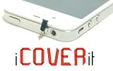 Produkt-Bild: ORIGINAL iCoverIt iPhone 4/4S - Dock - St&ouml;psel & Headset&ouml;ffnungsschutz mit Sim-Karten Nadel