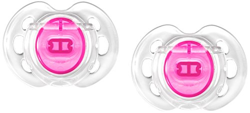 Tommee Tippee Closer To Nature Air Pacifier, Clear, 0-6 Months, 2 Count