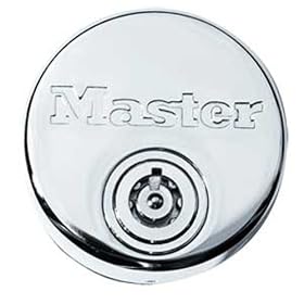Master Lock 8305DPS Chrome Disc Brake Lock