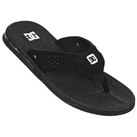 DC Maldives Men's Sandals - Black / White