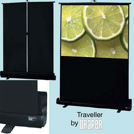 Electronics: Draper Traveller Projection screen 67 in matte white