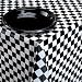 Black and White Checker Plastic Banquet Tablecloth 54
