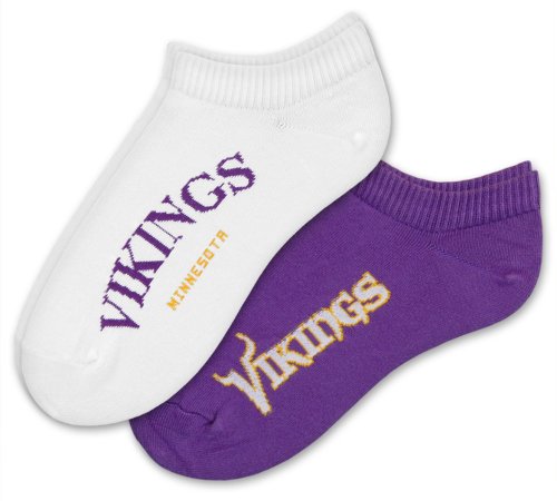 Minnesota Vikings Women's No-Show Socks (2-pack)
