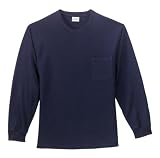 Port & Company Cotton Long-Sleeve T-Shirt with Pocket (PC61LSP) Tee Available in 6 Colors