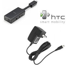 HTC Multifunction All-in-one Audio Adapter & OEM Home/WALL Charger for HTC Shadow 2009 / Smt5800 / G1 Android Google Phone / Jasjam Hermes / Tytn Ii (Kaiser) / Wing P4350 Herald / S710(vox) / P4000 / Ppc6800 / Vx6800 / Mogul / 5800 Fusion / Tytn Ii (Kaiser) / Tilt 8925 / Fuze Touch PRO / Touch PRO / Touch Vx6900 / Touch Cruise(polaris) / Touch Dual / Touch Diamond / Shadow / S730 / S720 / Dash S620 S621 / 2125 / Tytn 8525 / Sp5m / HTC Tornado / MDA 2 Mini JAM / MDA Compact / Magician / K-jam / MDA / 8100 / 8125 / Wizard (All Carriers Including T-mobile, Verizon Wireless, Sprint, At&t , Alltel, Tracfone, Us Cellular, Metropcs, Virgin Mobile, Cricket & Qwest)