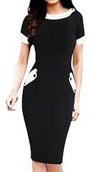 Plus Size Sexy Cotton/Nylon/Spandex  Dress