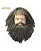 HARRY POTTER HAGRID LATEX MASK WITH HAIR - ADULT STANDARD