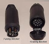 Zoom Produkt-Bild: Adapter 12 V von 7 auf 13 polig für Anhänger!