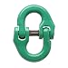 Campbell 5779165 System 10 Grade 100 Quik-Alloy Coupling Link, Painted Green, 7/32" Trade, 1-11/16" Diameter, 35300 lbs Load Capacity