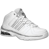  : adidas Women's Fathom Basketball Shoe,White/Silver,5 M US