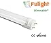 Fulight Ballast-Bypass & Dimmable T8 LED Tube Light - T8 4FT 48-Inch 18W (32W Equivalent), Cool White 4500K, FO32/741/CW, F32T8, F34T12, Double-End Powered, Frosted Cover,110/120VAC