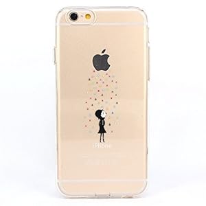 Let it be Free Colorful Square Rhombus Clear Edge TPU Soft Case Rubber Silicone Skin Cover for iphone 6 4.7 Inch (Not for iphone6 Plus) (Rainbow) by Let it be Free