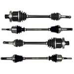 SuperATV RA-P-RZR-F-DOJ Stock Length Front Axle Shaft For 2008-11 Polaris RZR