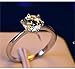 maikun Womens 18k White Gold Rings Platinum-Plated Sparkling Cubic-Zirconia Wedding Engagement Valentine's Day Gift