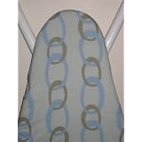 Chain Link Sage Green Ironing Board Cover and Pad One Piece - Homz