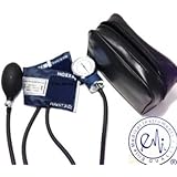 EMI INFANT sized Aneroid Sphygmomanometer Blood Pressure Monitor Set with Bulb, Gauge, and Infant-size Cuff. Includes Convenient Carrying Case