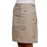 Image of Colony Sportswear Notre Dame Fighting Irish Ladies Khaki Chino Logo Skirt (14)
