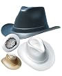 OccuNomix Vulcan Cowboy Hard Hat White