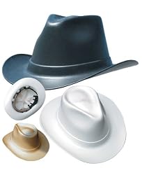 Vulcan Cowboy Hard Hat 6 Point Ratchet Suspension - White #VCB200