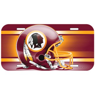 NFL Washington Redskins License Plate