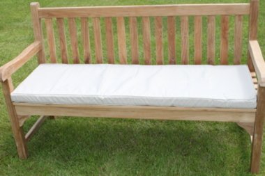 Mobilier de jardin Coussin pour banc de jardin 3 places Beige clair