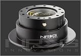 NRG Innovations (SRK-350BK) Quick Release Kit Gen 2.5 Steering Wheel Hubs - Black/Black Ring (5hole)