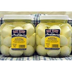 Bay View Pickled Eggs, 2 Jars
