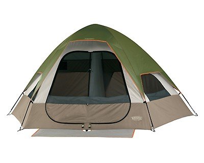 Wenzel Big Bend 12-by-10 Foot Five-Person Two-Room Family Dome Tent