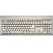 KeyTronic KT800P110PK PS2 Cable L Shape Enter-Key Keyboard - 10 Pack (Beige)