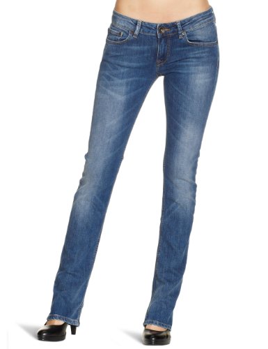 Cross Jeans Damen Jeanshose/ Lang Normaler Bund, P 465-007 / Kate, Gr. 29/32, Blau (mid bl Preisvergleich