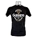 Guinness T-Shirt with Brewed in Dublin Bottle Label, Black Colour