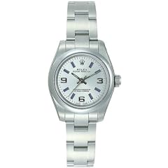[ロレックス] ROLEX 腕時計 パーペチュアル 176200 シルバー アラビア（夜光ブルーバー） レディース [並行輸入品]