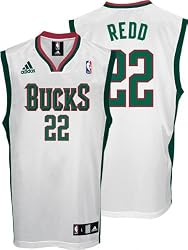 Michael Redd Youth Jersey: adidas White Replica #22 Milwaukee Bucks Jersey
