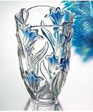IMAGE OF Studio Silversmiths Blue Danube Collection Crystal Vase