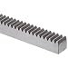 Boston Gear L5034 Rack Gear, 14.5 Degree Pressure Angle, 32 Pitch, 4.0 feet long, Steel