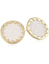 House of Harlow 1960 White Sand Sunburst Stud Earrings