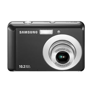 Samsung ES15 Digitalkamera (10 Megapixel, 3-fach opt. Zoom, 6,4 cm (2,5 Zoll) Display, Bildstabilisator) schwarz