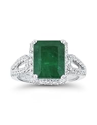 Gorgeous Emerald & Diamond Ring