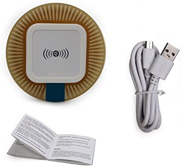 Wireless Charging Pad for Samsung Galaxy S6 Edge Plus / Note 5, Nexus 4 / 5 / 6 / 7 (2013), Nokia Lumia 920, LG Optimus Vu2, HTC 8X / Droid DNA and All Qi-Enabled Device (White Round)