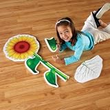PARTS OF A PLANT FOAM FLOOR PUZZLE