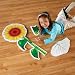 PARTS OF A PLANT FOAM FLOOR PUZZLE