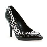 3 Inch Sexy High Heel Shoes Studded Animal Print Shoes Classic Pumps