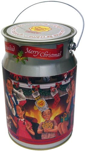 Christmas Norman Rockwell Chupa Chups Lollipops Tin [150CT] by Chupa Chups