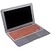 HDE Protective Silicone Keyboard Cover Skin for Macbook Air 11.6 (Model 1370 and A1465), Orange