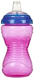 Munchkin Mighty Grip Spill Proof Cup 10oz - Pink w/Blue Top -- pink