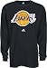 Los Angeles Lakers Full Primary Logo Long Sleeve Waffle Shirt