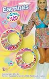 60s Mod Earrings - Clip On