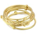 SKU Jewelry Gold-Plated Multi-Hooped Ring, Siz