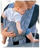 Didymos Baby Carrier Organic Wrap Sling - Indio Blue and White, Size 5